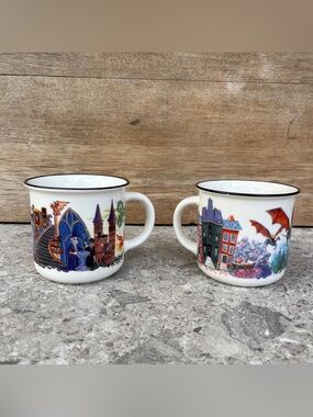 Harry Potter Owlcrate Exclusive Cara Kozik Mugs Order of Phoenix Boy Who Lived